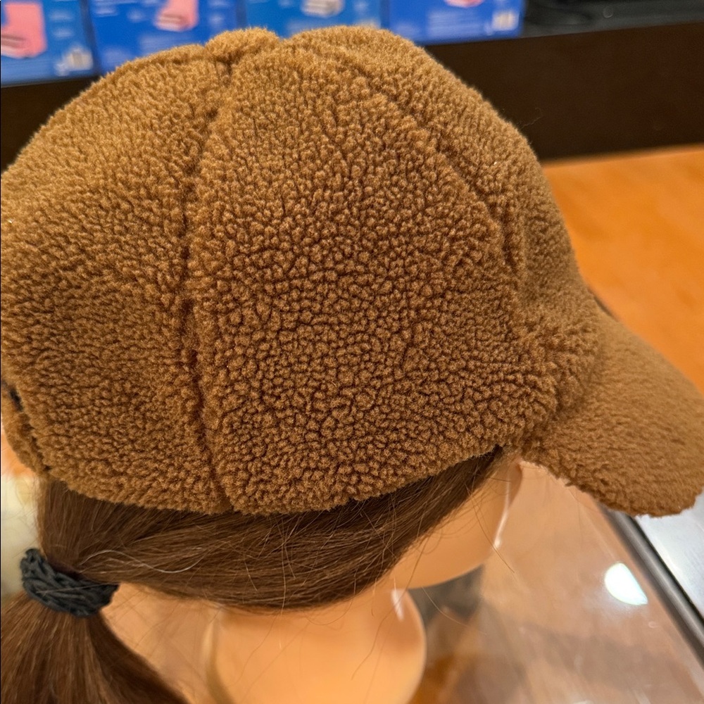 C.CNewYork Cozy Brown Sherpa Hat